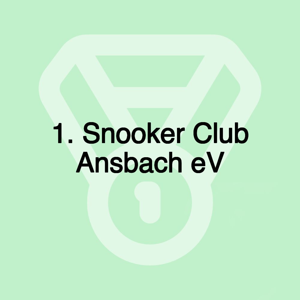 1. Snooker Club Ansbach eV