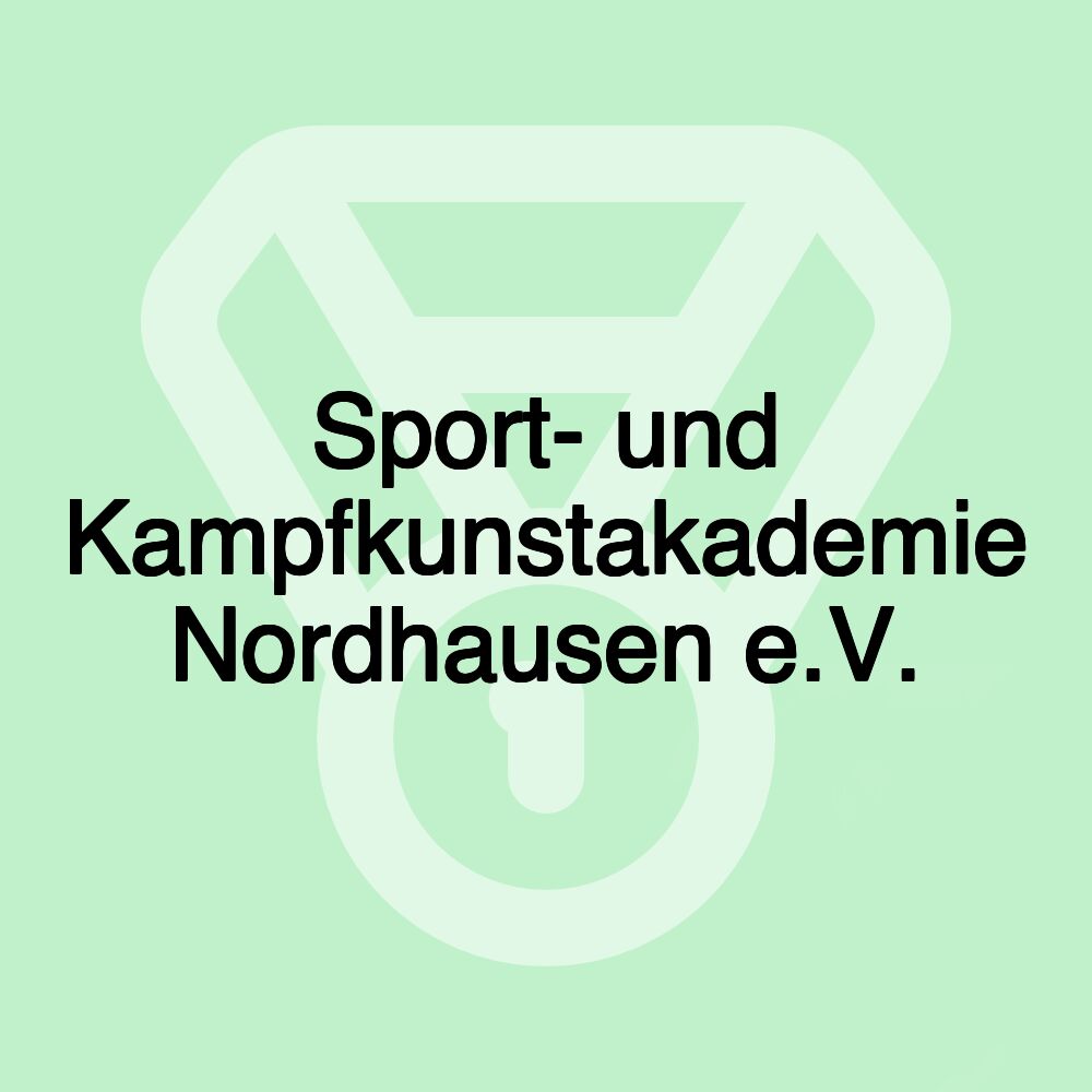 Sport- und Kampfkunstakademie Nordhausen e.V.