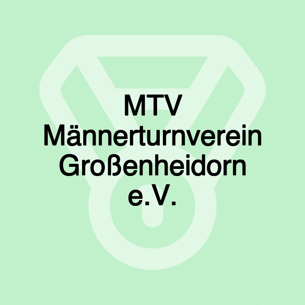 MTV Männerturnverein Großenheidorn e.V.