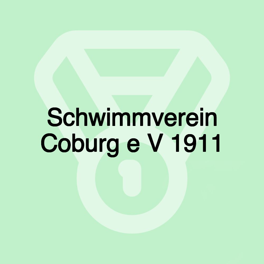 Schwimmverein Coburg e V 1911