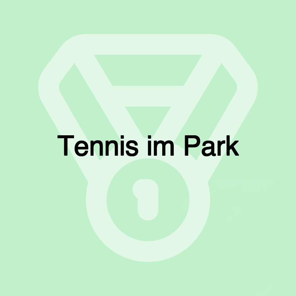 Tennis im Park