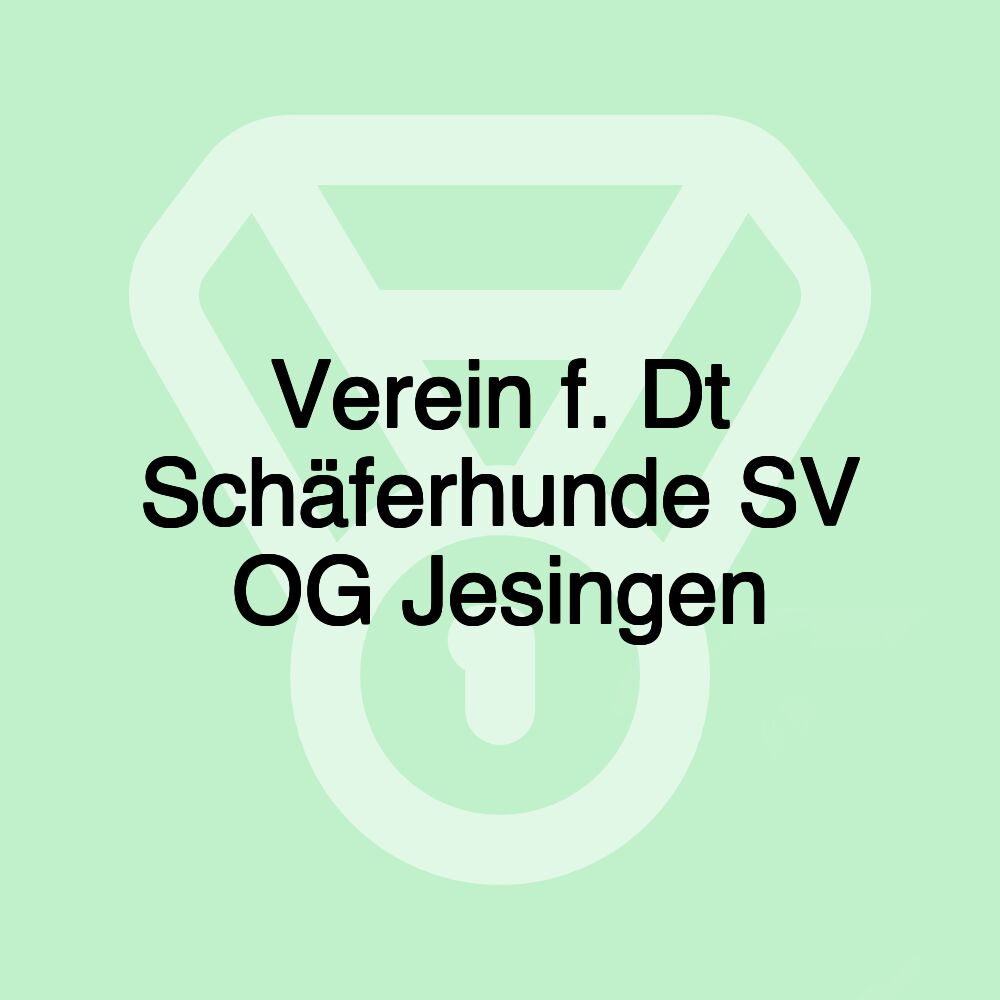 Verein f. Dt Schäferhunde SV OG Jesingen