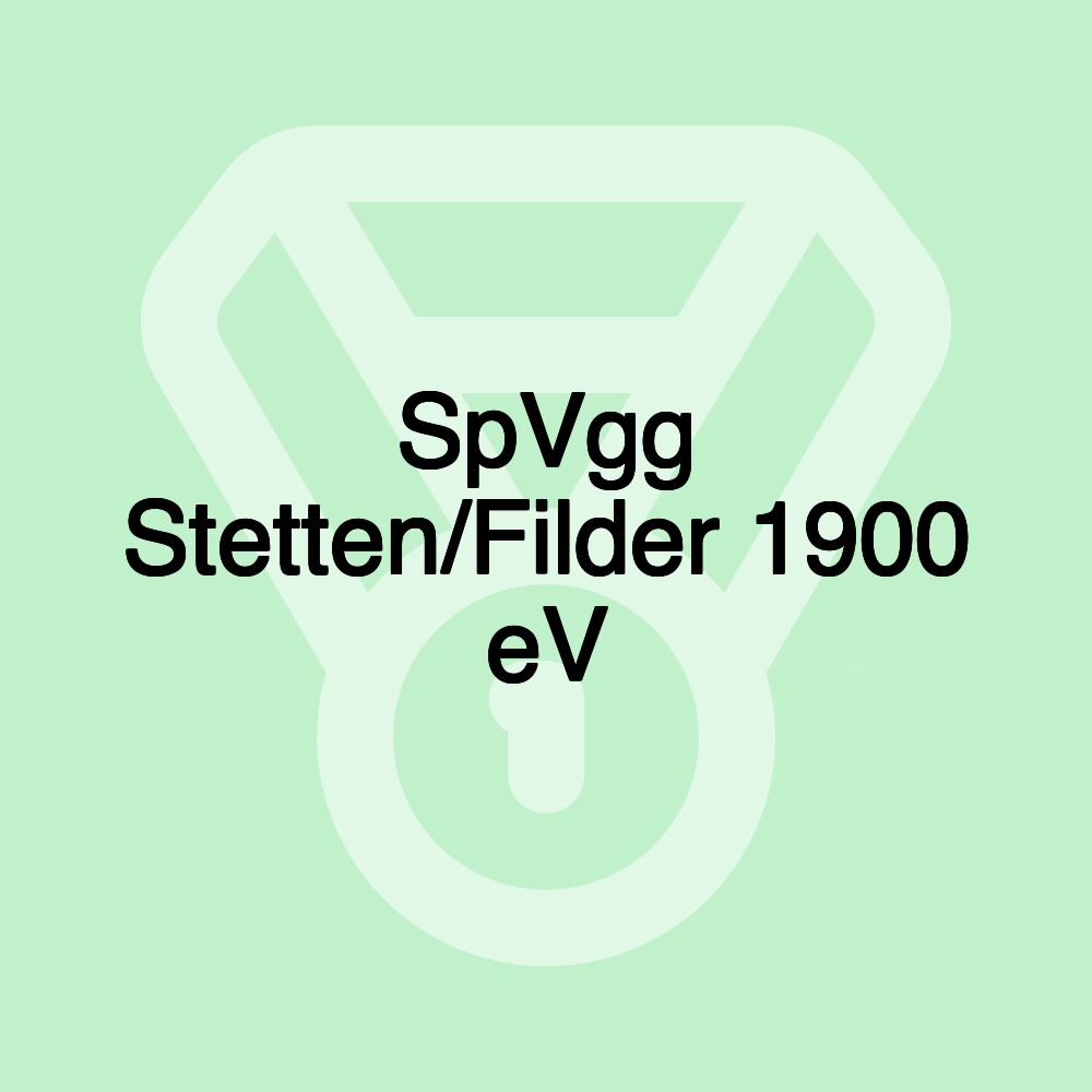 SpVgg Stetten/Filder 1900 eV