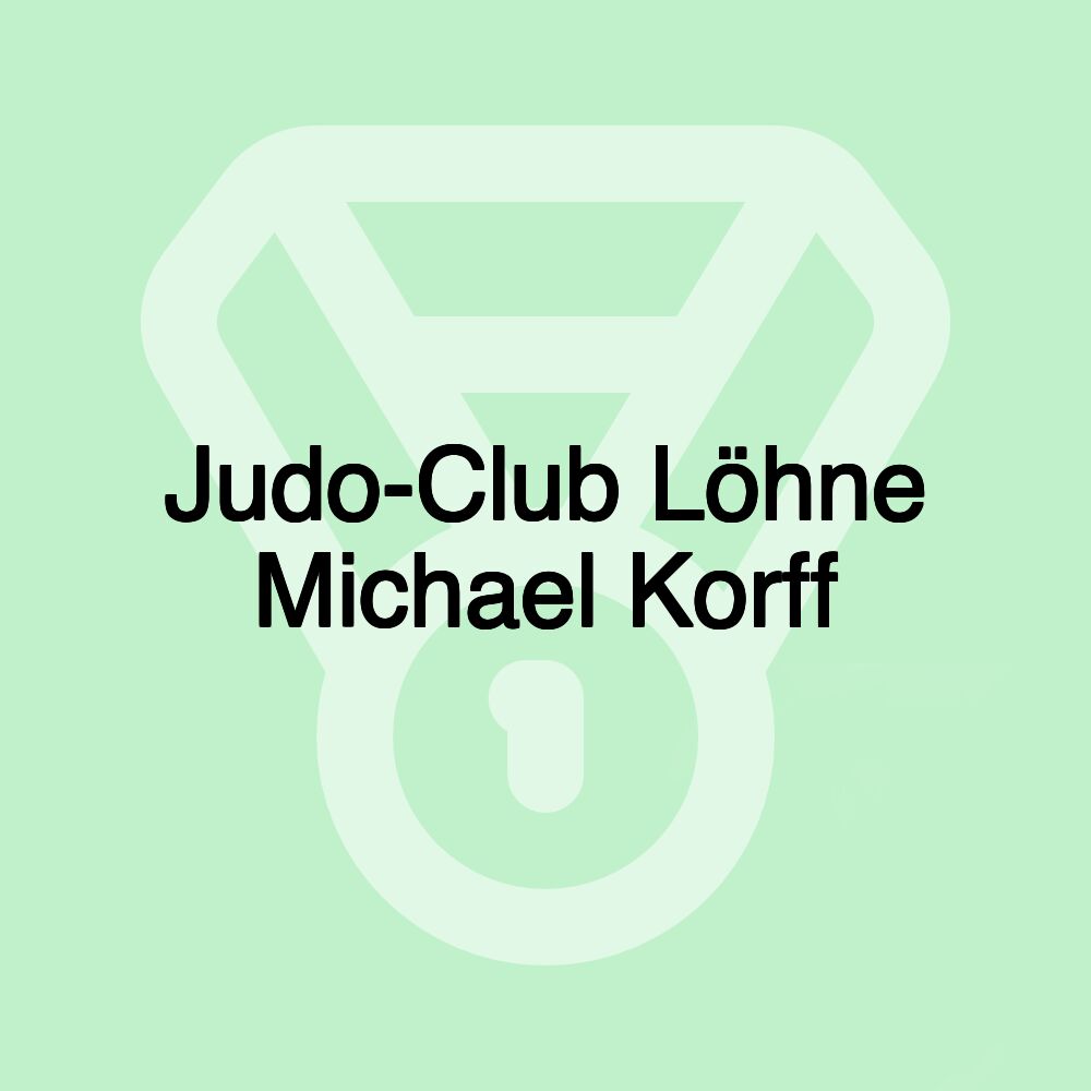 Judo-Club Löhne Michael Korff