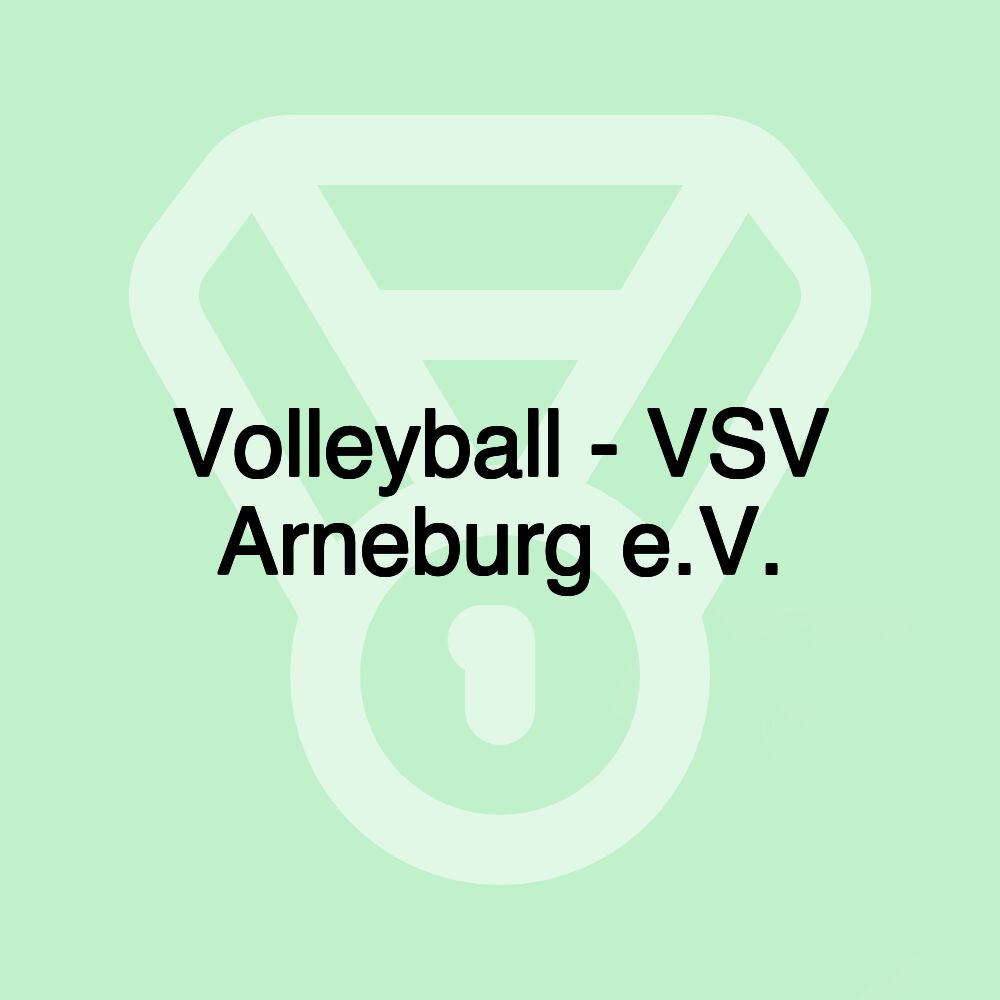 Volleyball - VSV Arneburg e.V.