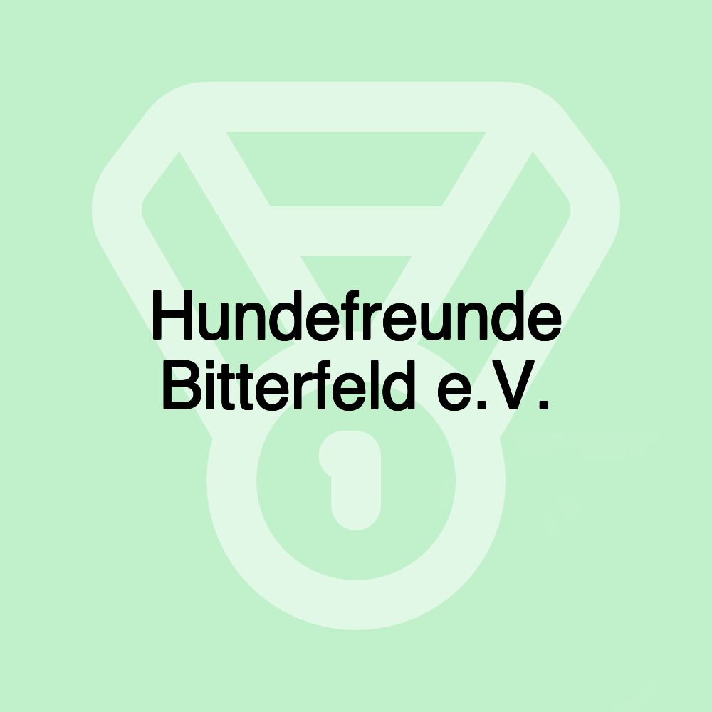 Hundefreunde Bitterfeld e.V.