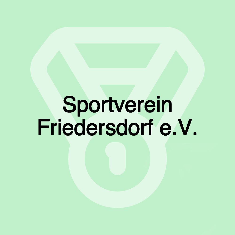 Sportverein Friedersdorf e.V.