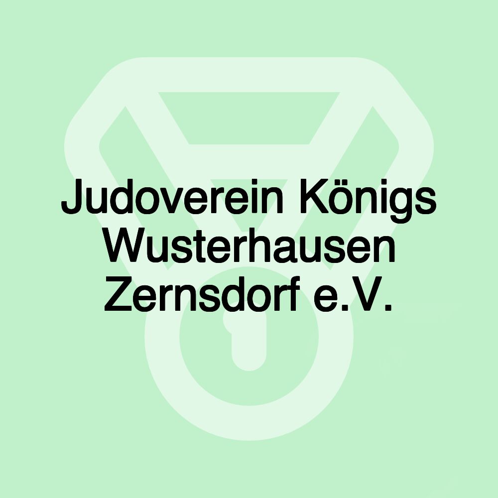 Judoverein Königs Wusterhausen Zernsdorf e.V.