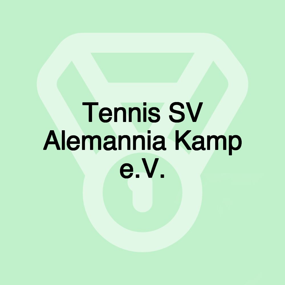 Tennis SV Alemannia Kamp e.V.