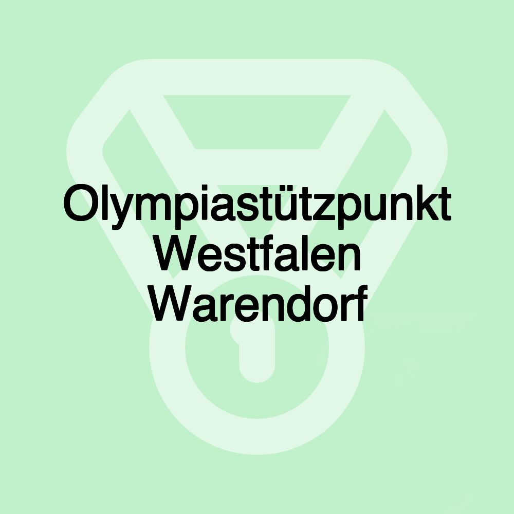 Olympiastützpunkt Westfalen Warendorf