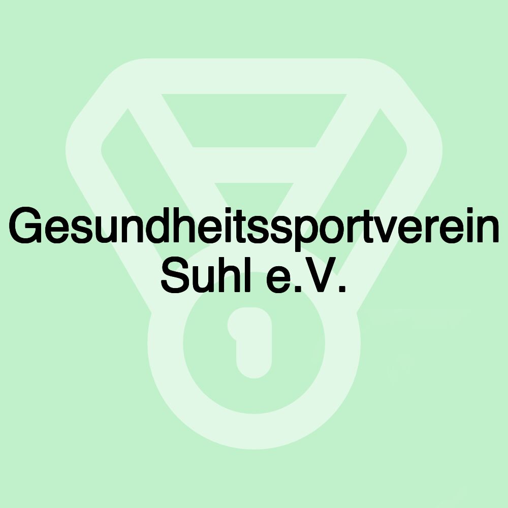 Gesundheitssportverein Suhl e.V.