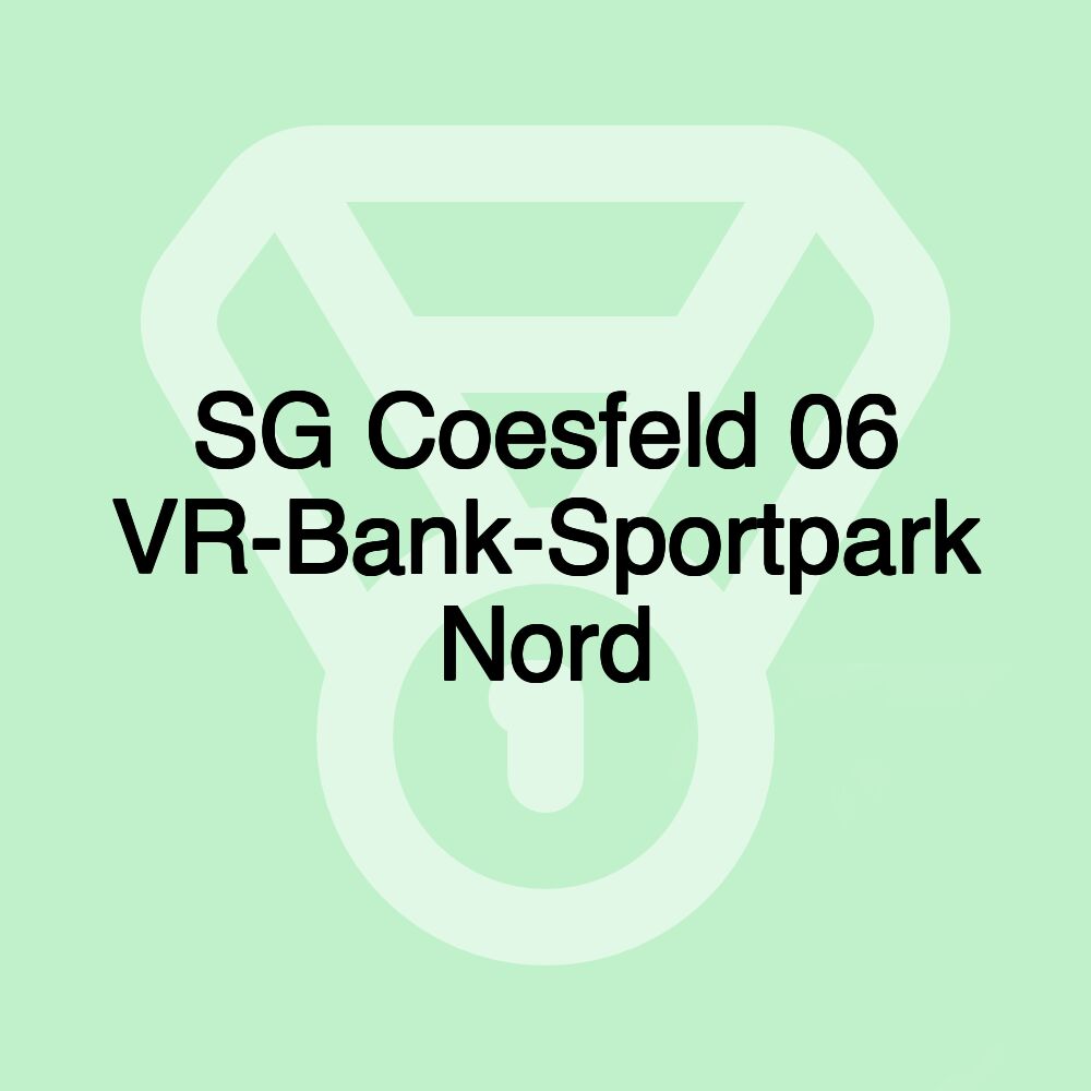 SG Coesfeld 06 VR-Bank-Sportpark Nord