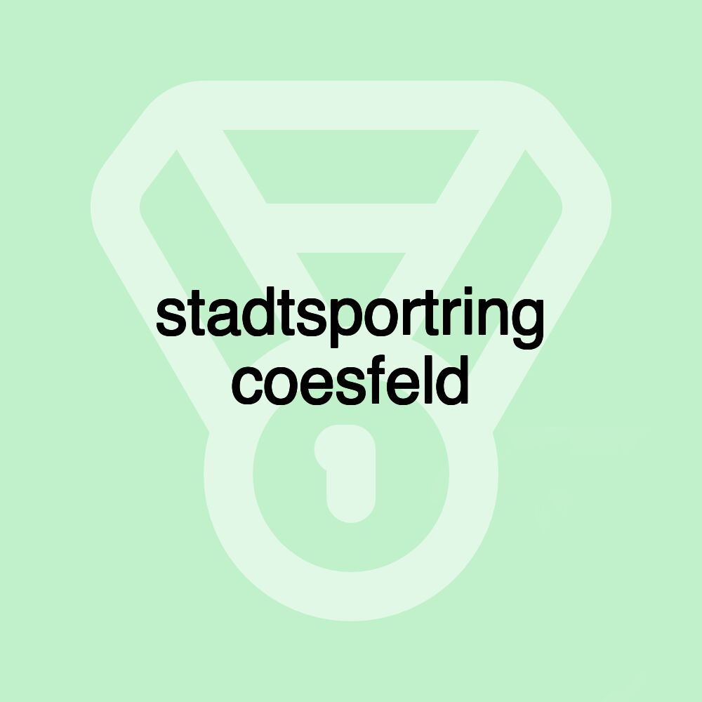 stadtsportring coesfeld