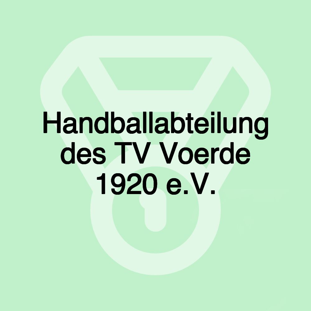 Handballabteilung des TV Voerde 1920 e.V.