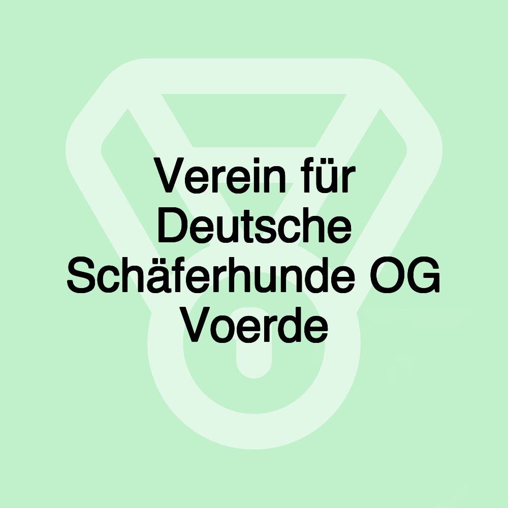 Verein für Deutsche Schäferhunde OG Voerde