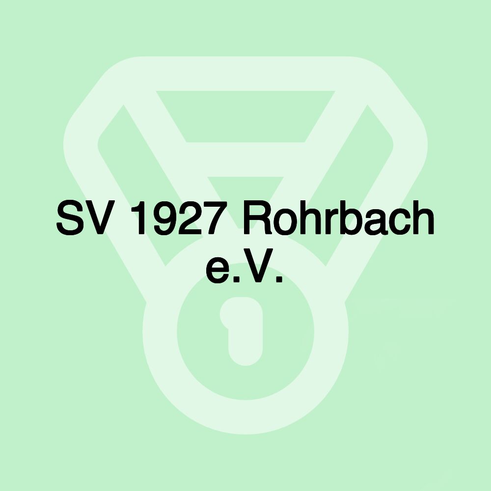 SV 1927 Rohrbach e.V.