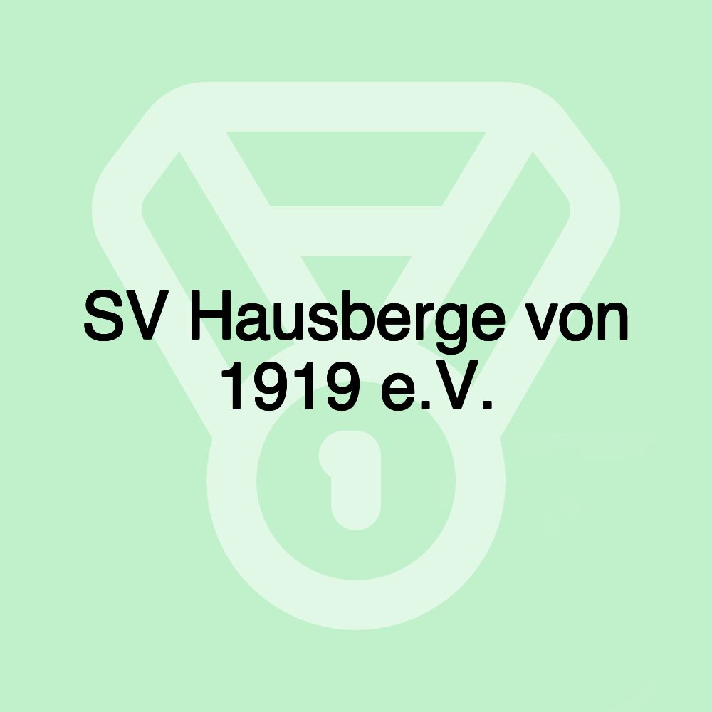 SV Hausberge von 1919 e.V.