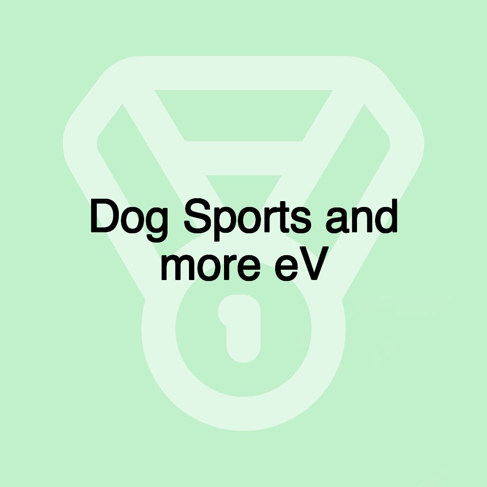 Dog Sports and more eV