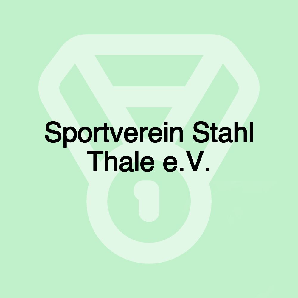 Sportverein Stahl Thale e.V.