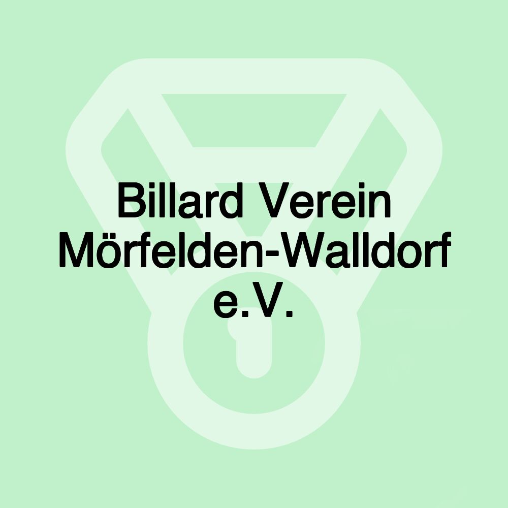 Billard Verein Mörfelden-Walldorf e.V.