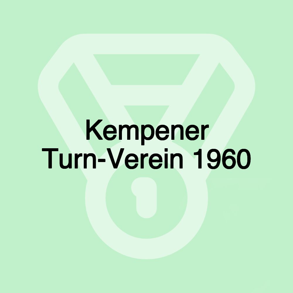 Kempener Turn-Verein 1960