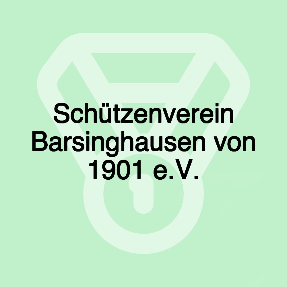 Schützenverein Barsinghausen von 1901 e.V.