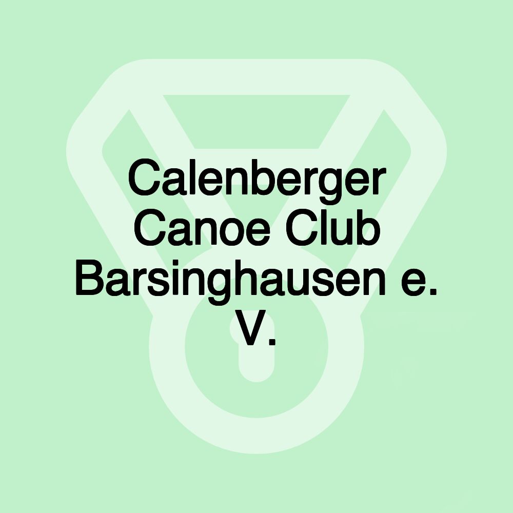 Calenberger Canoe Club Barsinghausen e. V.