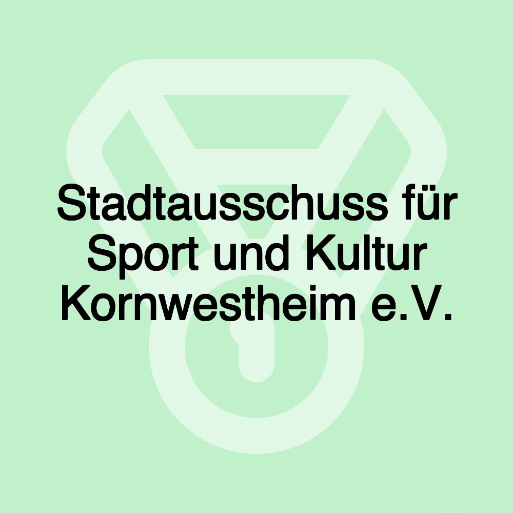 Stadtausschuss für Sport und Kultur Kornwestheim e.V.