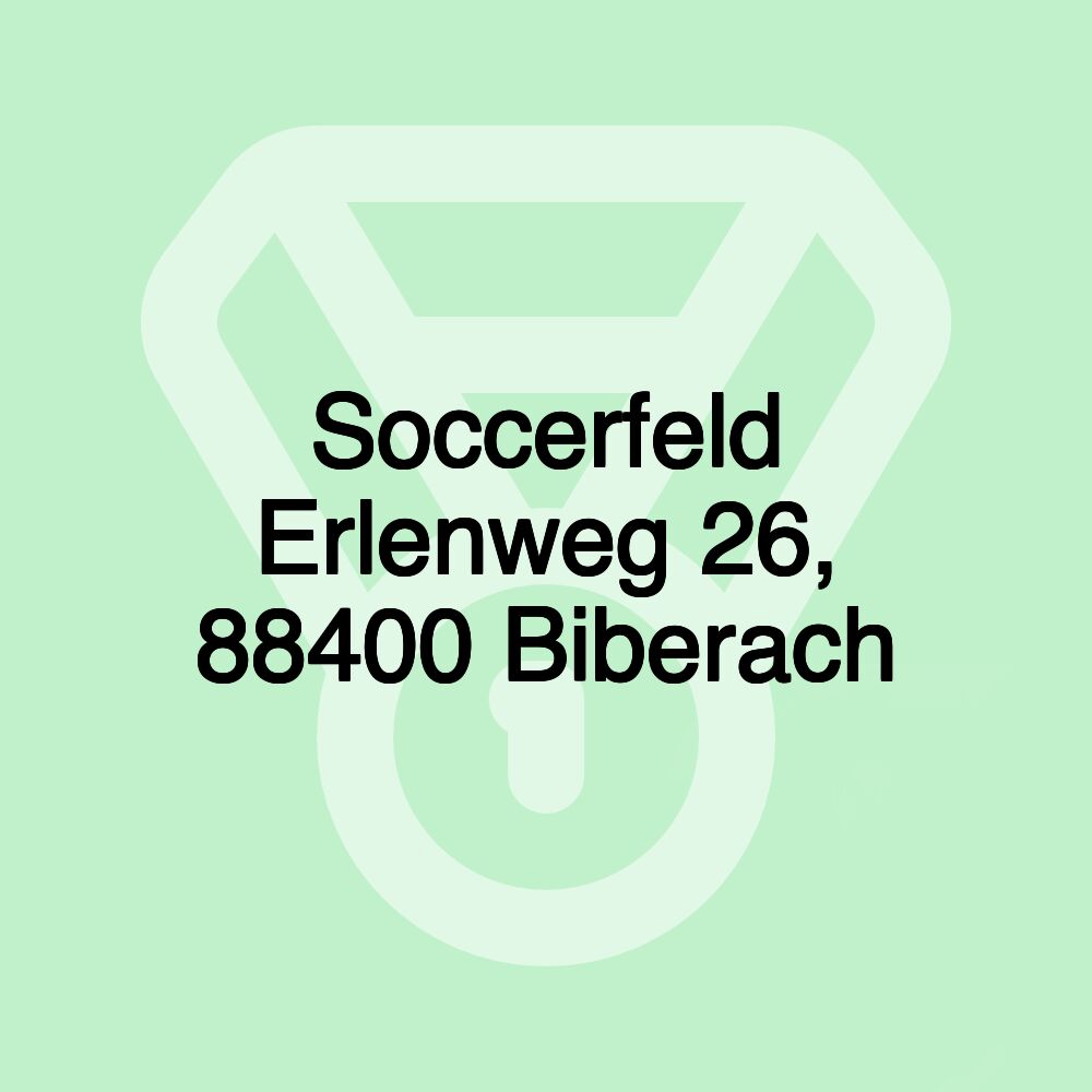 Soccerfeld Erlenweg 26, 88400 Biberach