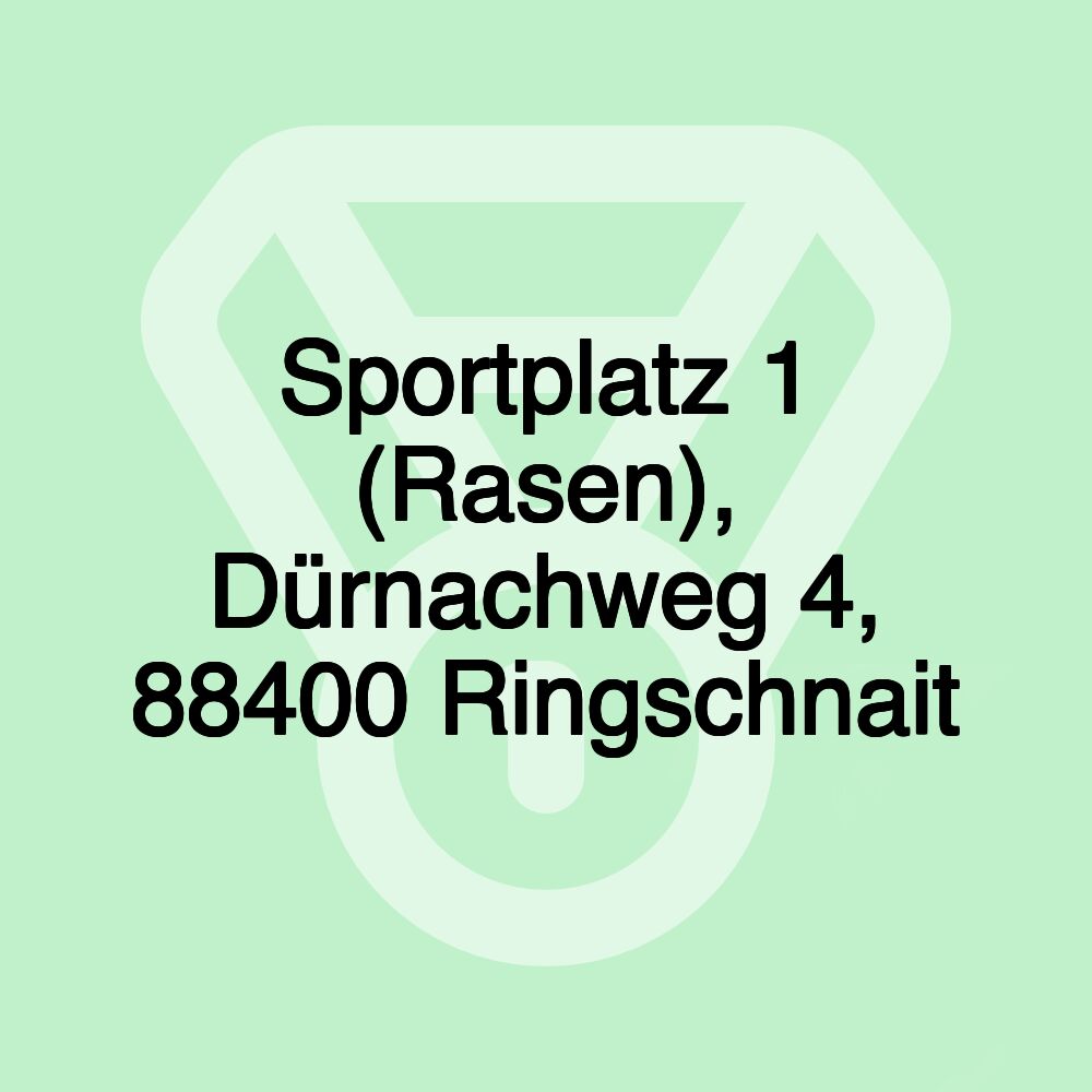 Sportplatz 1 (Rasen), Dürnachweg 4, 88400 Ringschnait