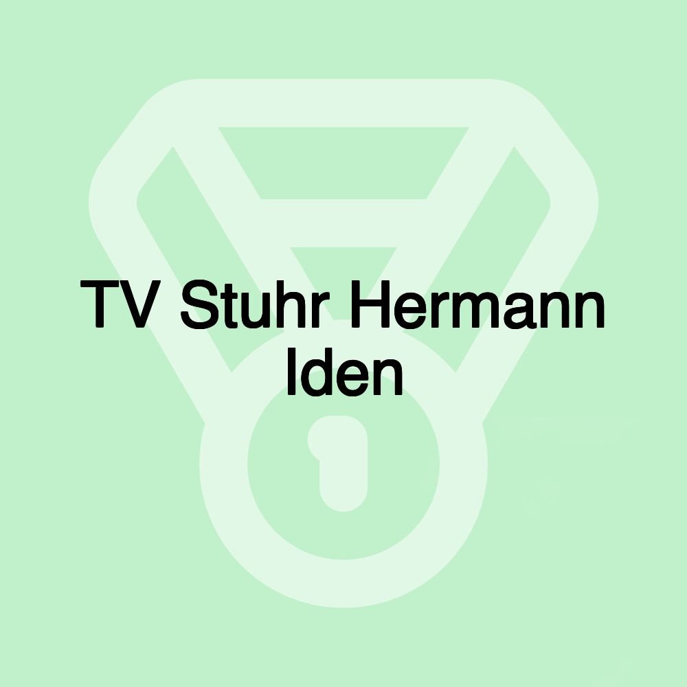 TV Stuhr Hermann Iden