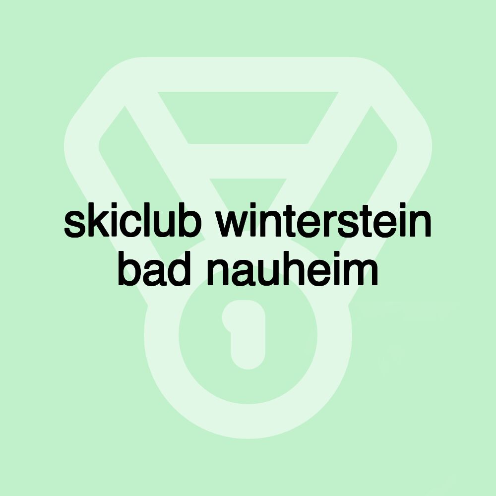 skiclub winterstein bad nauheim