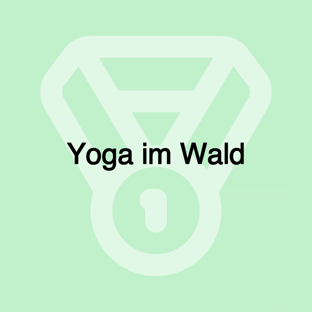 Yoga im Wald