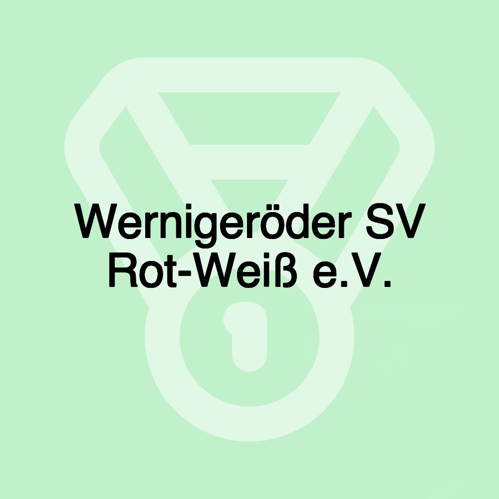 Wernigeröder SV Rot-Weiß e.V.