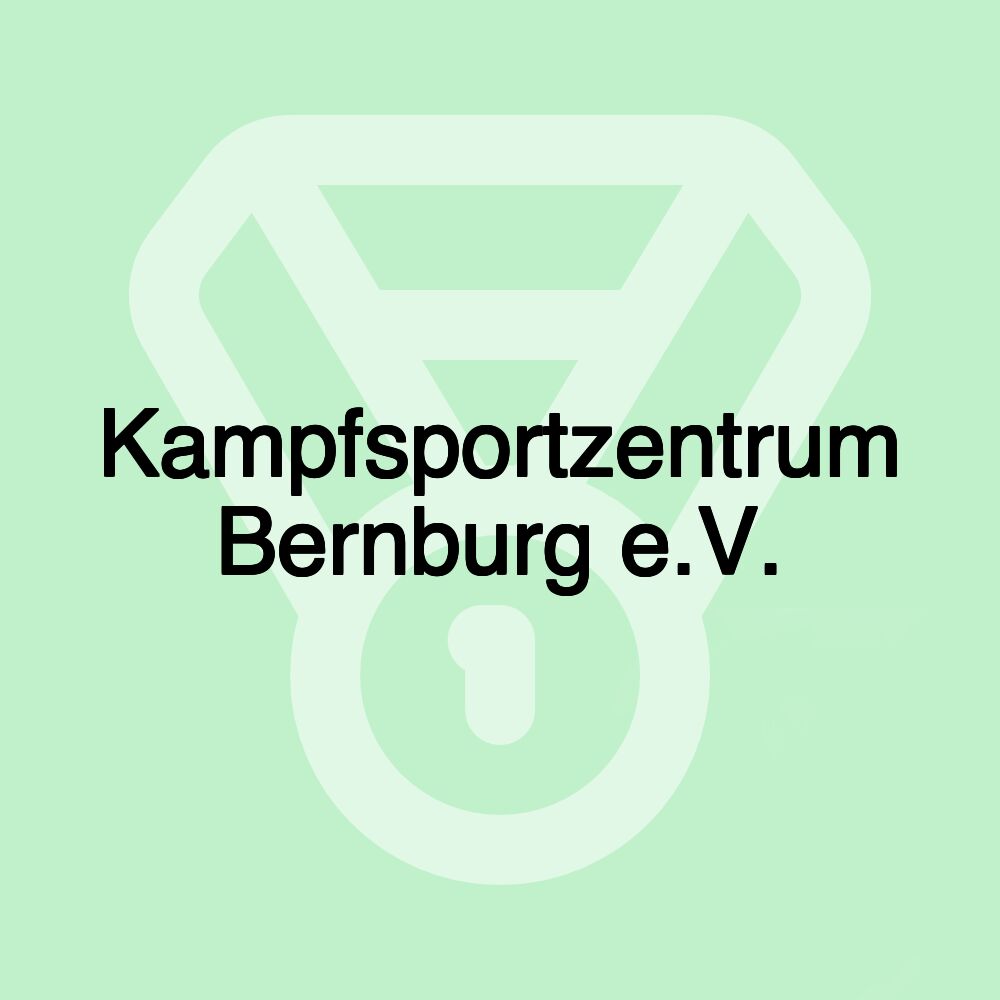 Kampfsportzentrum Bernburg e.V.