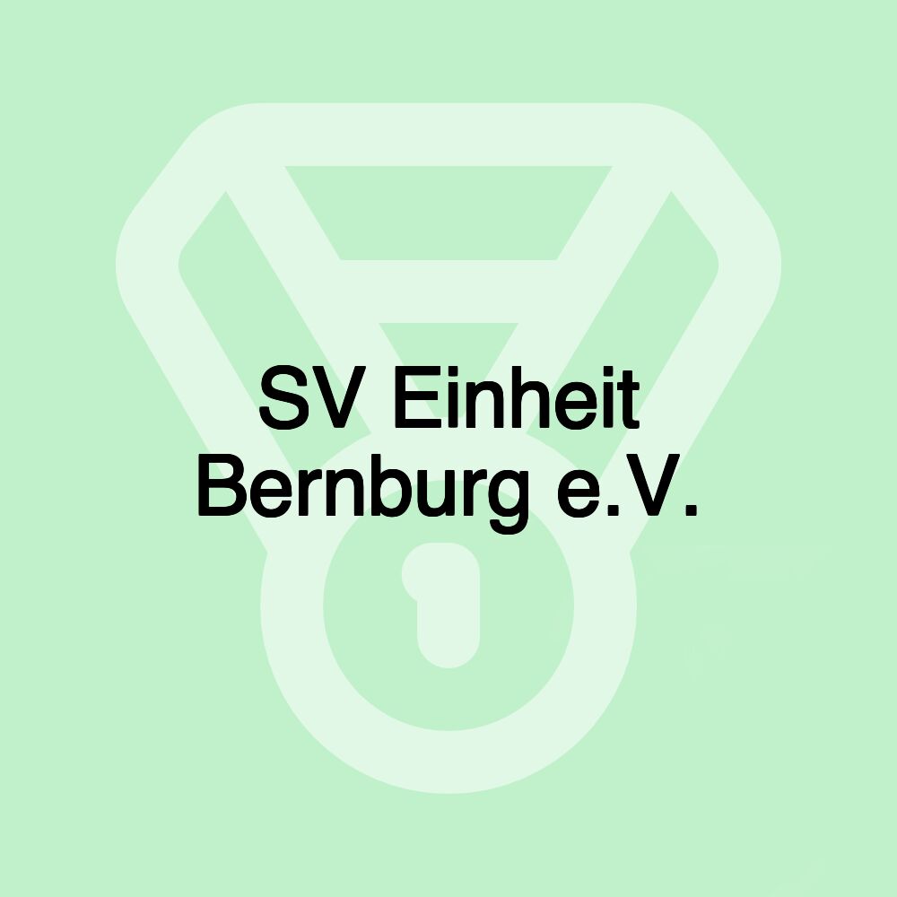 SV Einheit Bernburg e.V.