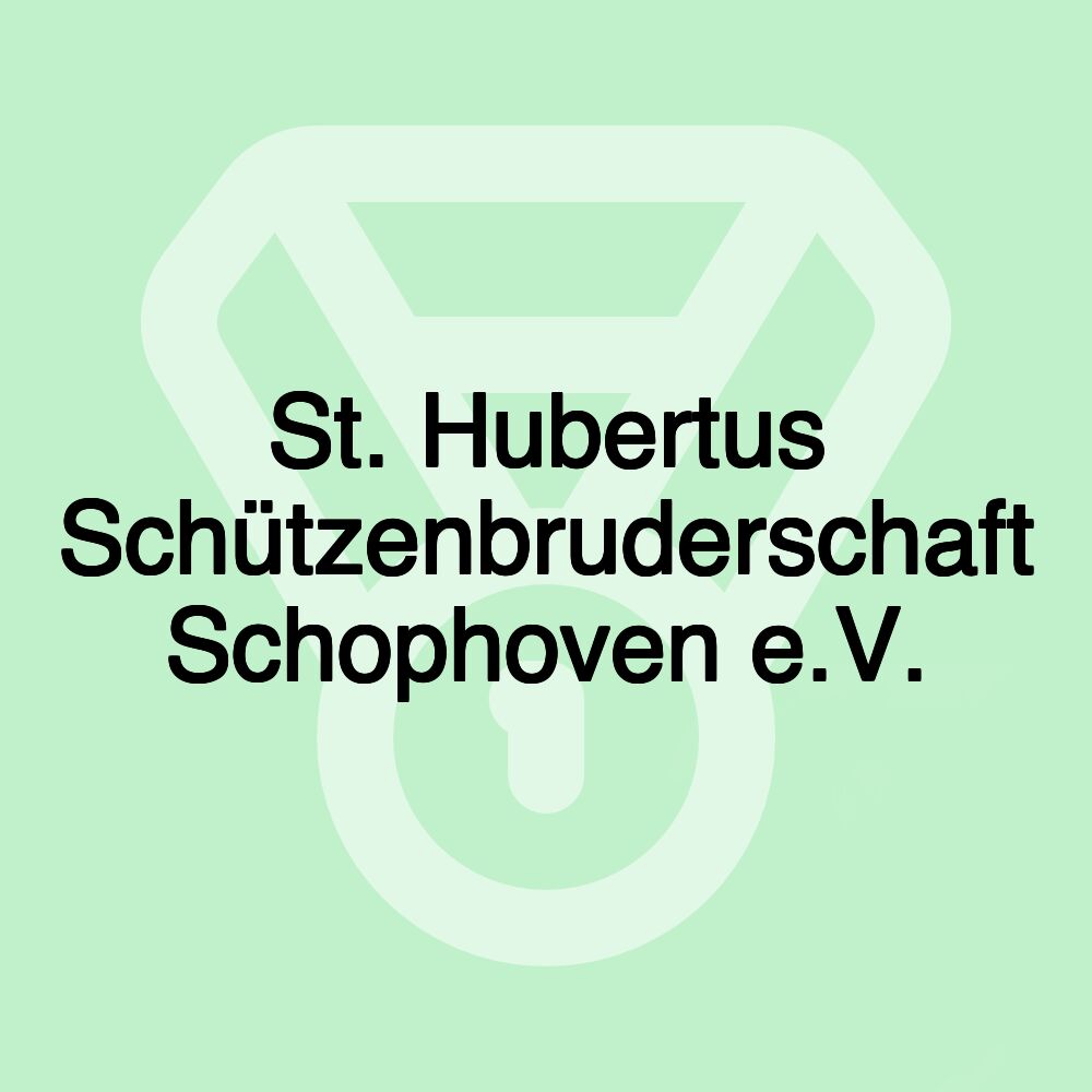 St. Hubertus Schützenbruderschaft Schophoven e.V.