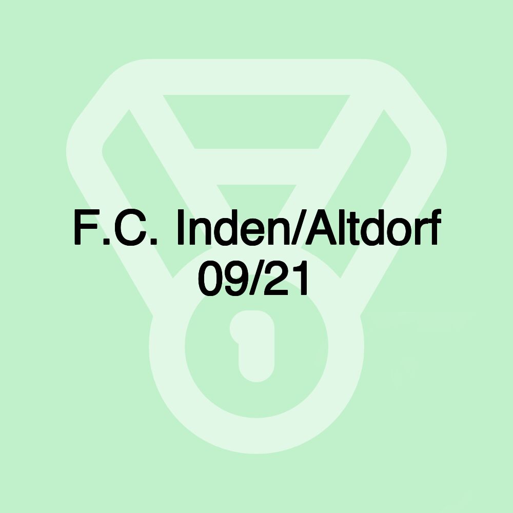 F.C. Inden/Altdorf 09/21