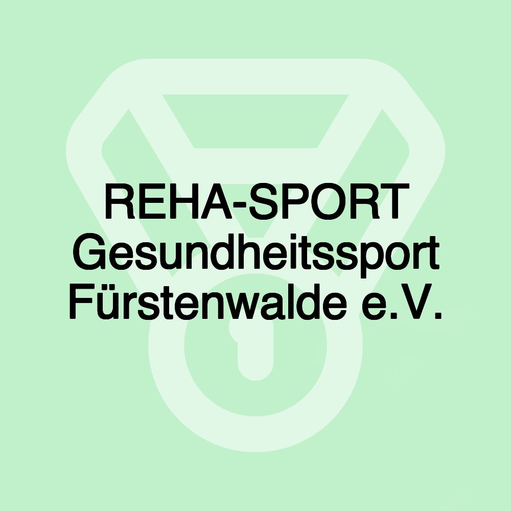 REHA-SPORT Gesundheitssport Fürstenwalde e.V.