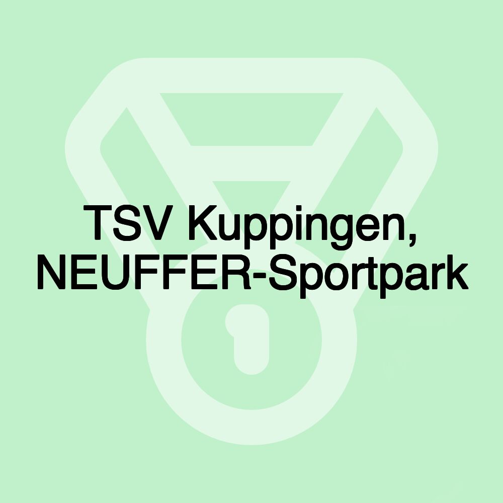 TSV Kuppingen, NEUFFER-Sportpark