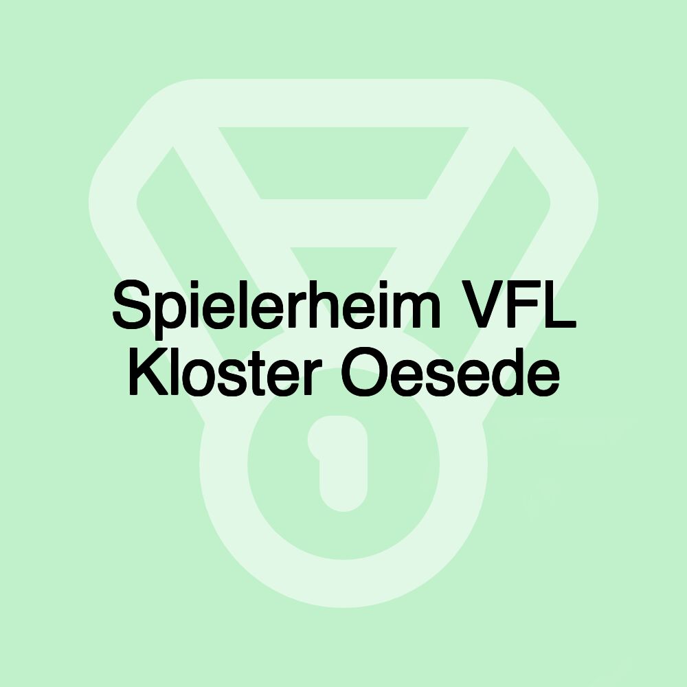 Spielerheim VFL Kloster Oesede