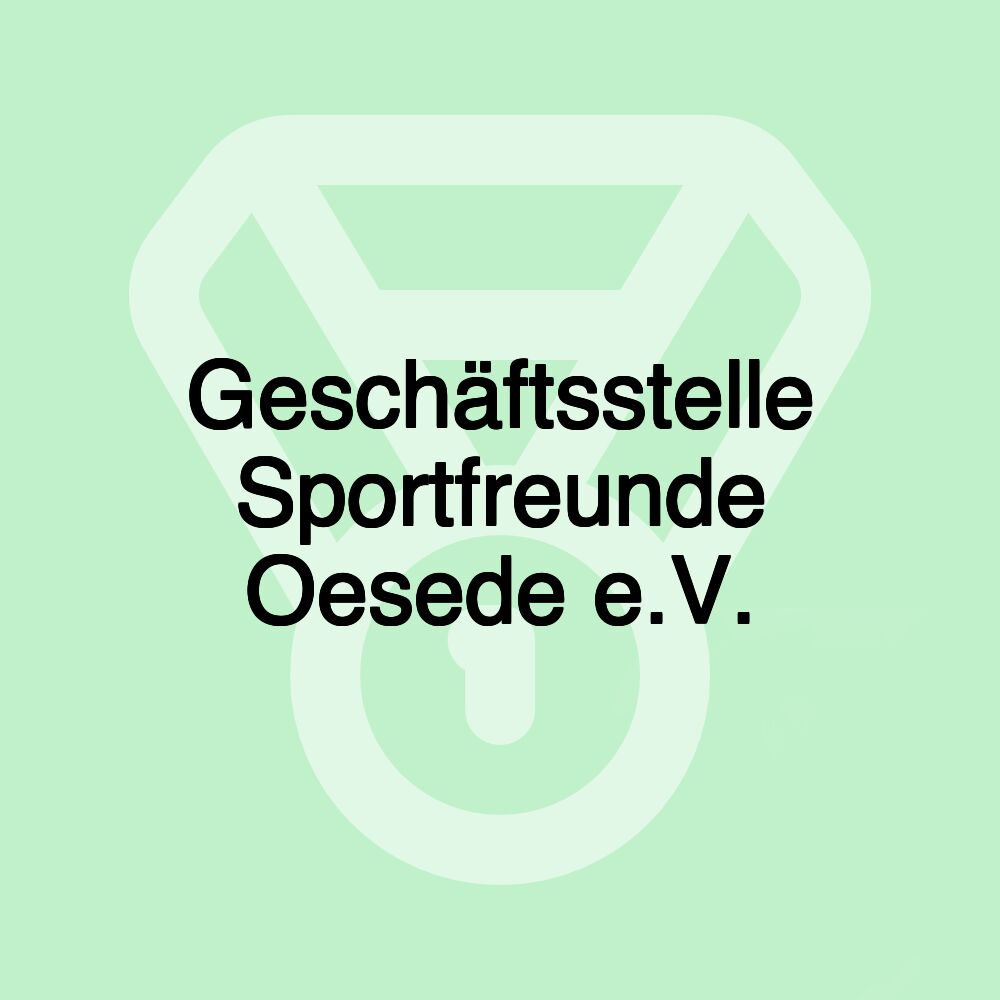 Geschäftsstelle Sportfreunde Oesede e.V.