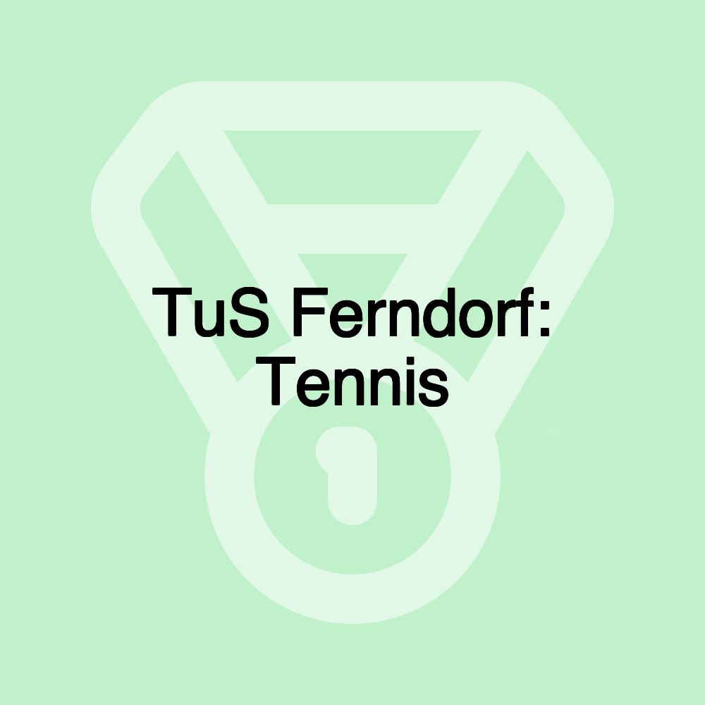 TuS Ferndorf: Tennis