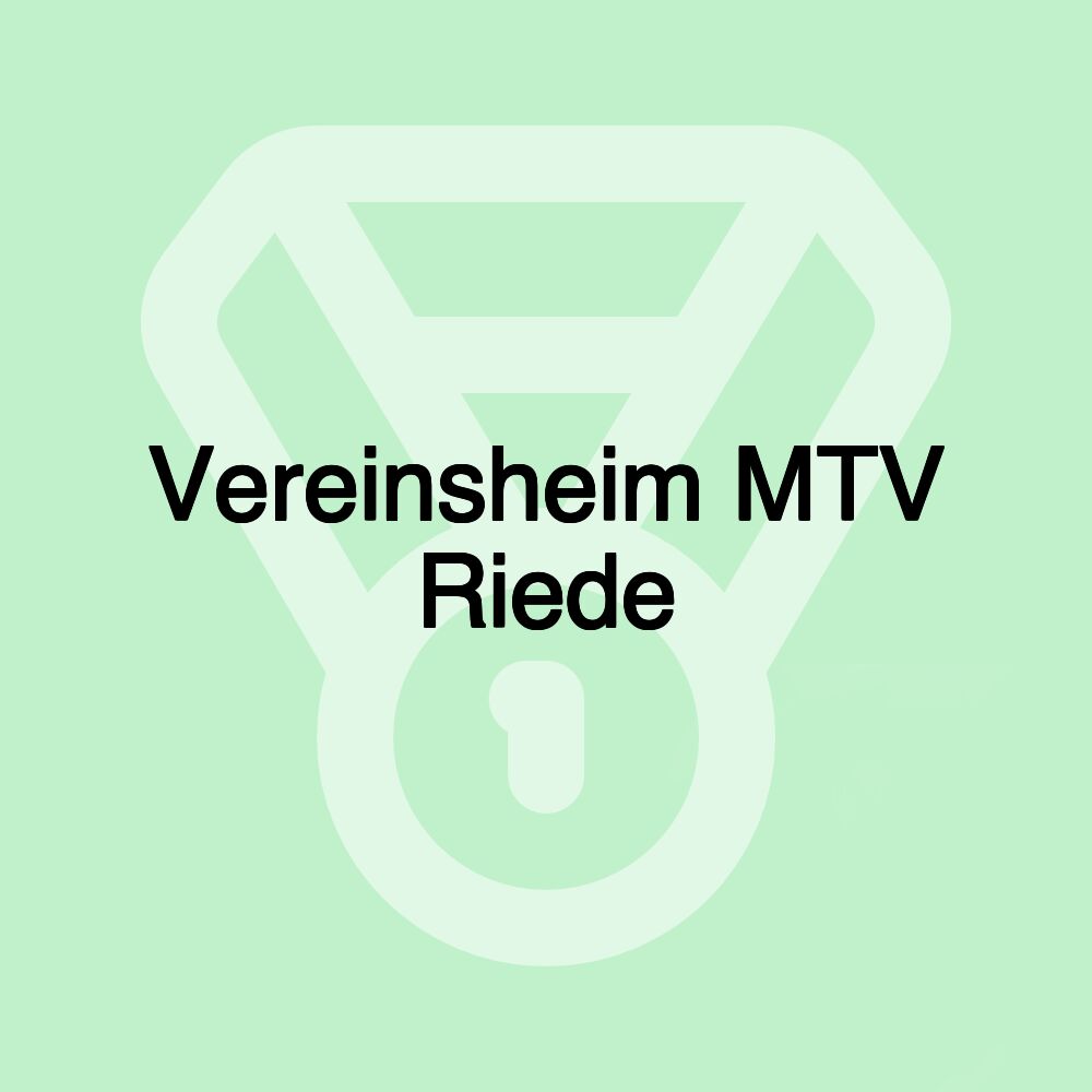 Vereinsheim MTV Riede