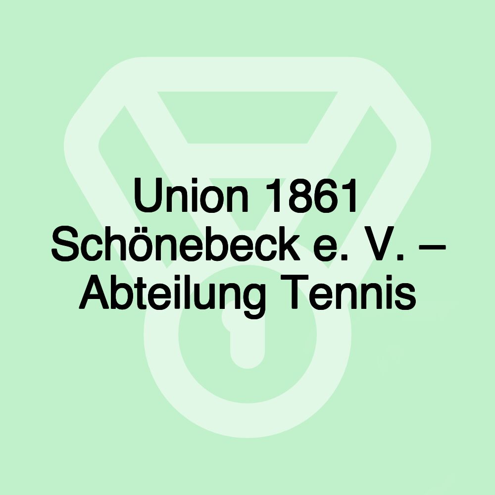 Union 1861 Schönebeck e. V. – Abteilung Tennis