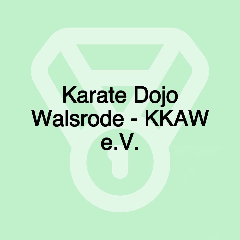 Karate Dojo Walsrode - KKAW e.V.