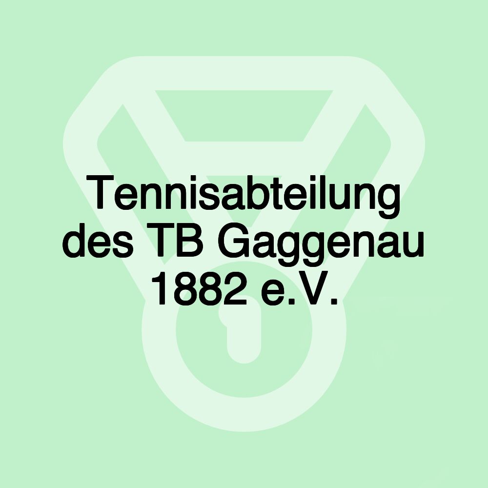 Tennisabteilung des TB Gaggenau 1882 e.V.