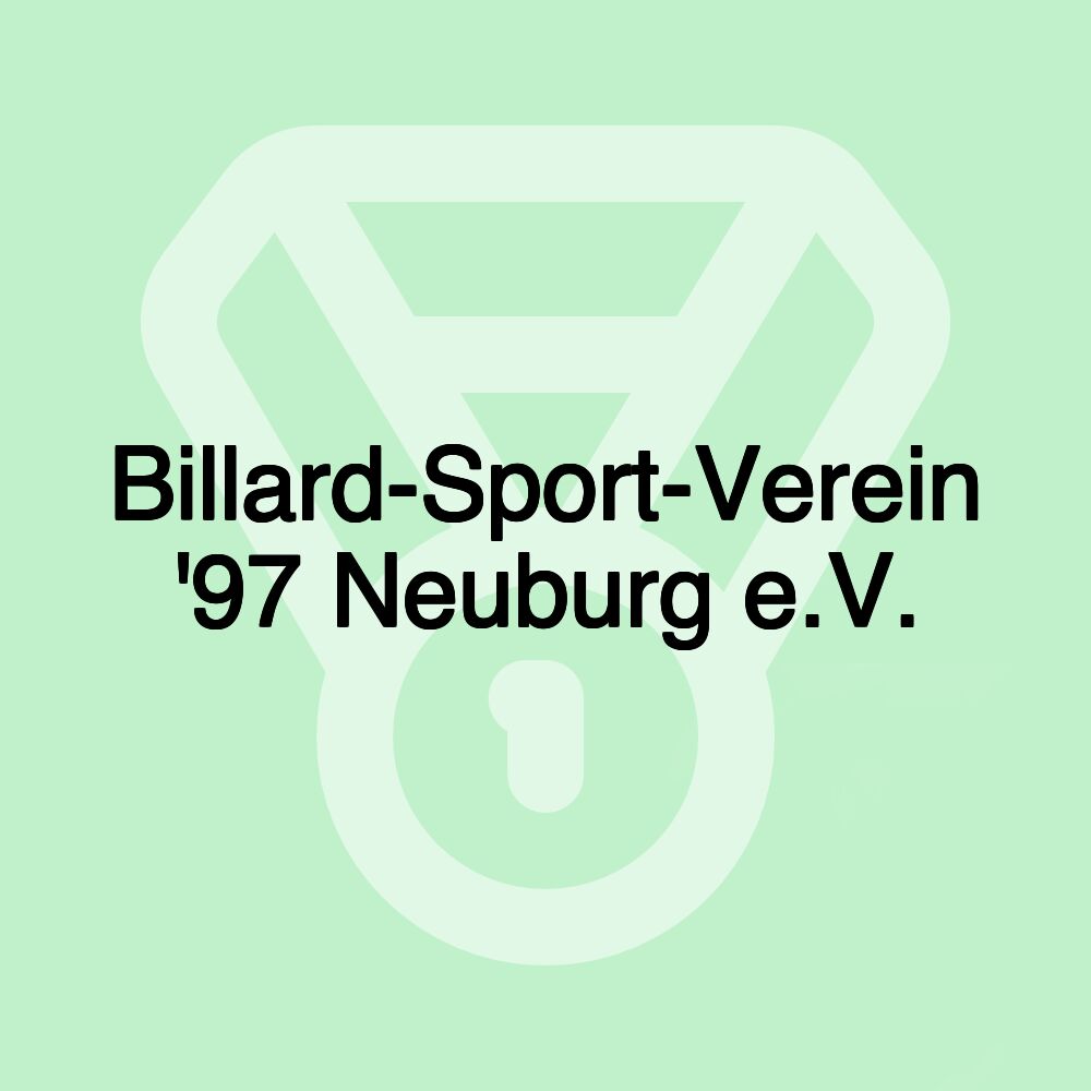 Billard-Sport-Verein '97 Neuburg e.V.