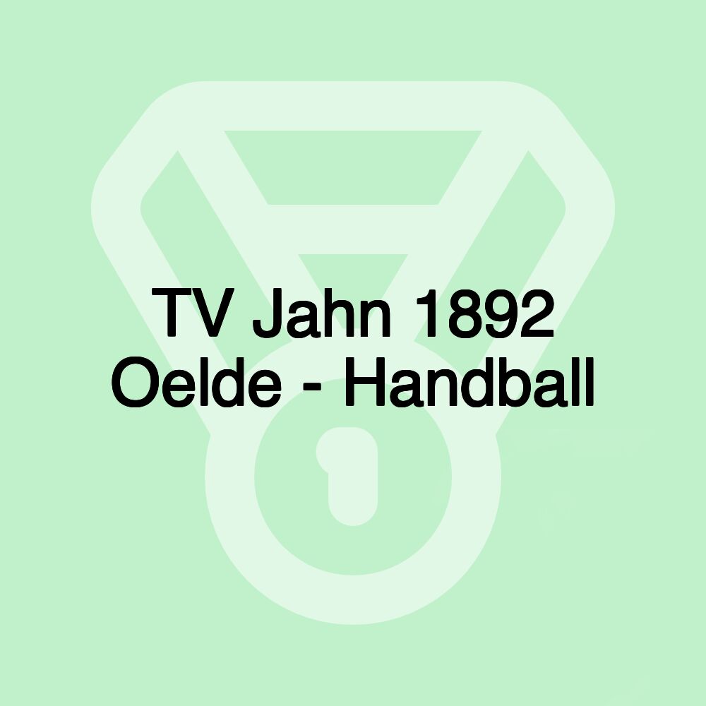 TV Jahn 1892 Oelde - Handball