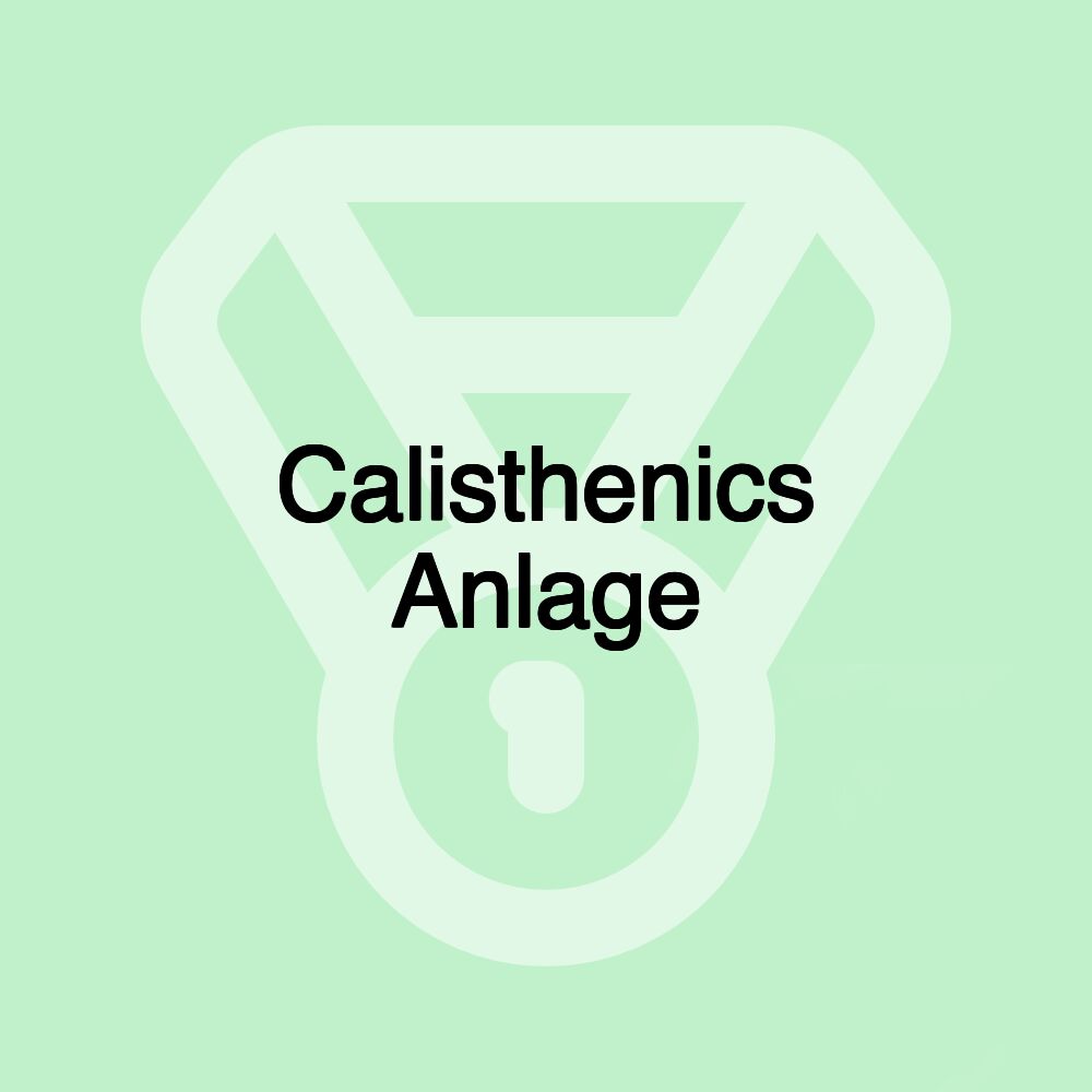 Calisthenics Anlage